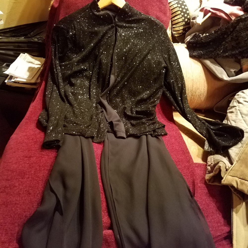 Holiday/special glitter top (&pants)